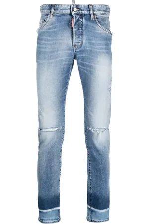 Dsquared2 Skinny washed denim jeans