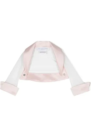 COLORICHIARI Satin-trim mesh jacket