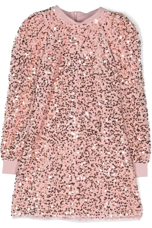 MISS BLUMARINE Sequin-design shift-dress
