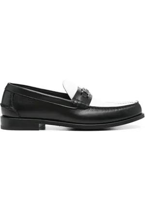 VERSACE Medusa-plaque loafers