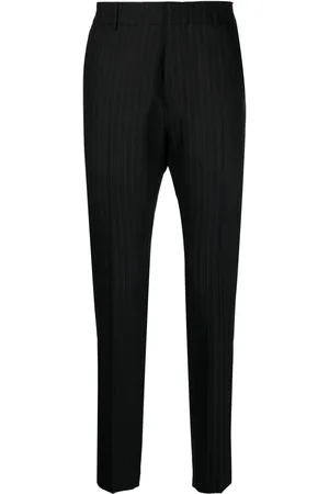 Ami Pinstriped tapered trousers