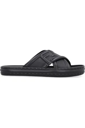 Fendi FF logo-embossed slide sandals