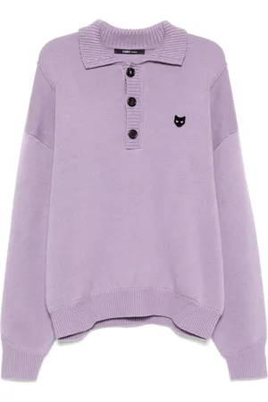 SONGZIO Panther hand rope high neck sweater