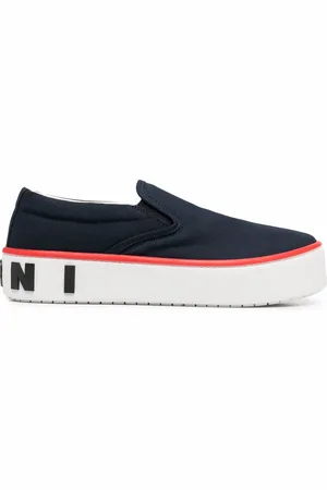 Marni Logo-print slip-on sneakers