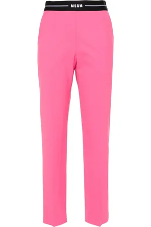 Msgm High-waist slim-fit trousers