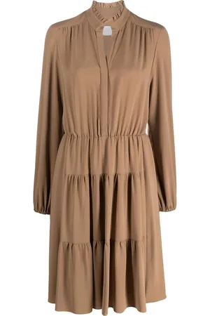 ELEVENTY Tiered long-sleeved dress
