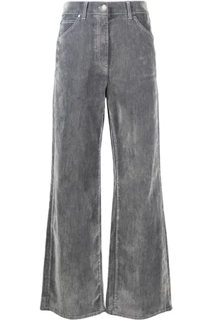 Msgm Logo-patch wide-leg trousers