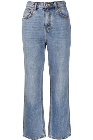 Tory Burch Straight-leg denim jeans