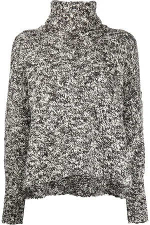 ADAM LIPPES Bouclé wool turtleneck jumper
