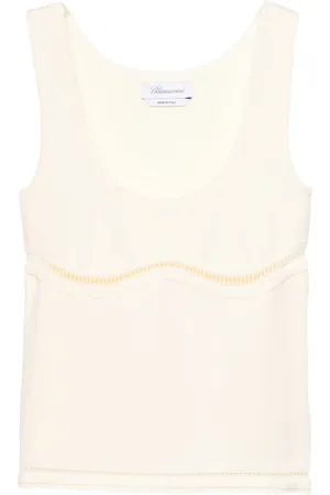 BLUMARINE Cut-out detailed tank top