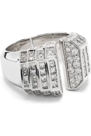 Statement Meaningful Beauties #4 sterling and diamond cocktail ring