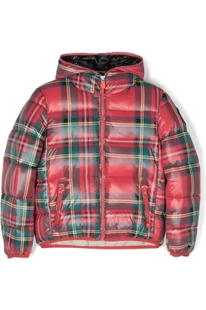save the duck Check-print puffer jacket