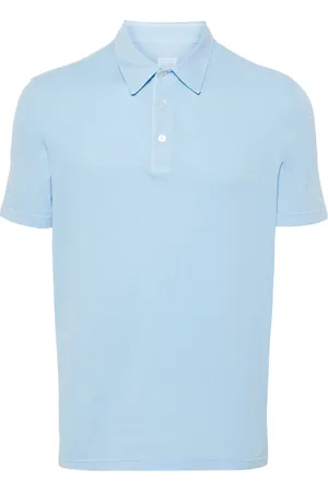 FEDELI Piqué-weave polo shirt