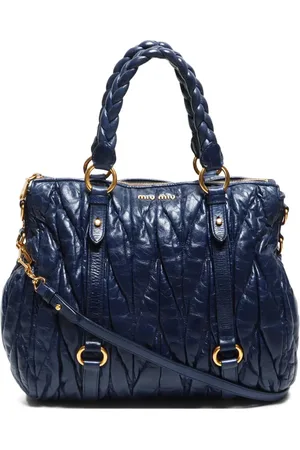 Miu Miu 2000-2015 matelassé two way tote bag