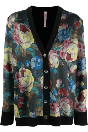 Antonio Marras Weste floral-knit cardigan