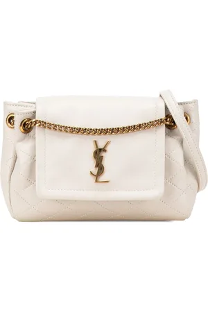 Saint Laurent 2022 Mini Quilted Lambskin Monogram Nolita Bag crossbody bag