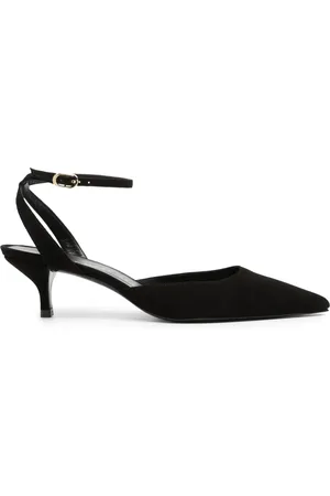 Stuart Weitzman Barelythere 50mm suede pumps