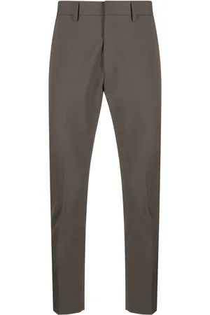 LOW BRAND Tailored slim-cut trousers