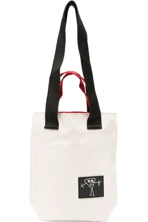 Plan C Logo-appliqué tote bag