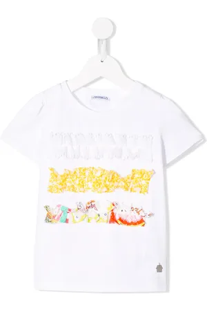 Simonetta Frill applique T-shirt