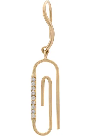 Aurélie Bidermann 18kt gold Paper Clip earring