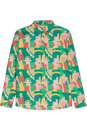 The Animals Observatory Wolf abstract-print shirt
