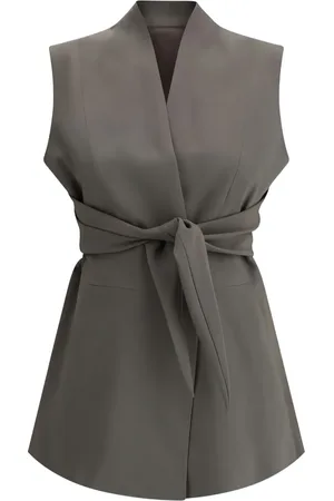 Rick Owens Waisted sleeveless gilet