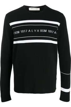 1017 ALYX 9SM Contrast-logo striped jumper