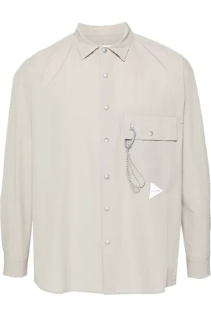 and wander Logo-print shirt