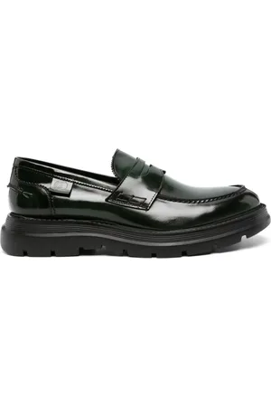 Giuliano Galiano Freddie penny-slot leather loafers