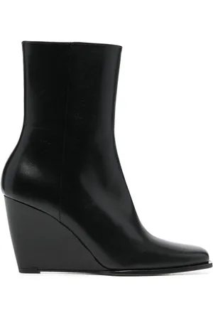 Wandler 90mm leather wedge boots