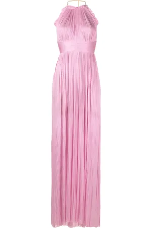 MARIA LUCIA HOHAN Summer pleated silk gown