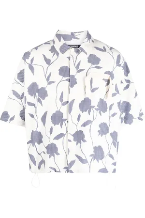 Jacquemus La Chemise Disgreghi rose-print shirt