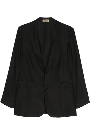 BARENA Single-breasted silk blazer
