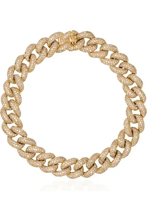 Shay 18kt yellow diamond chunky chain bracelet