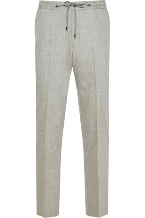 corneliani Creased straight-leg trousers