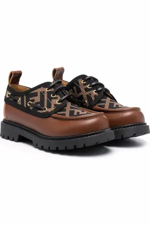 Fendi FF-logo lace-up shoes