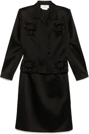 Givenchy X John Galliano 1990s satin suit