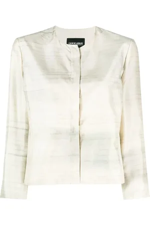 Giorgio Armani 2000s round-neck jacket