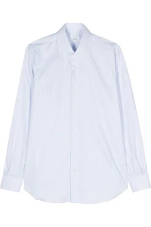 MAZZARELLI Striped cotton shirt
