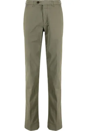 CANALI Mid-rise straight-leg chino trousers