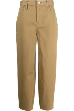 Frame Ultra high-rise tapered jeans