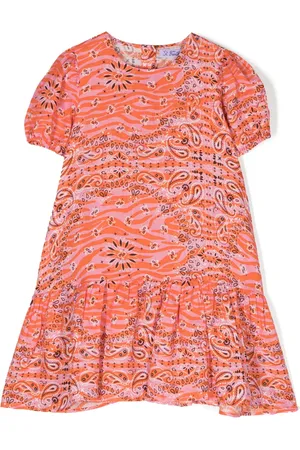 MC2 SAINT BARTH Paisley-print flared dress