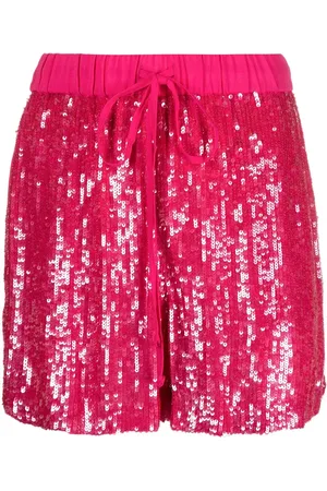 P.A.R.O.S.H. Sequin-embellished drawstring shorts
