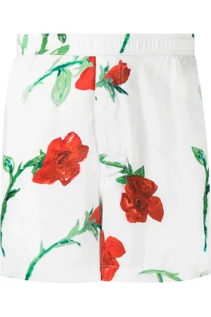 Endless Joy Elasticated-waistband rose-print shorts