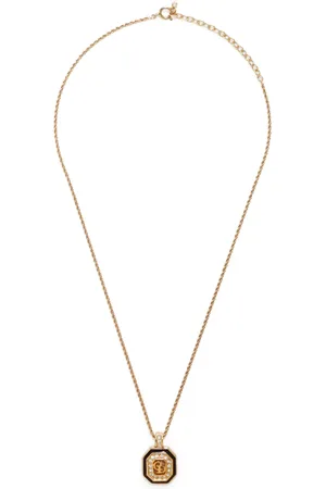 Dior Octagonal CD-logo pendant necklace