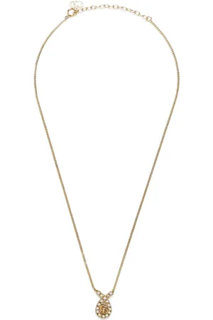 Dior CD rhinestone necklace