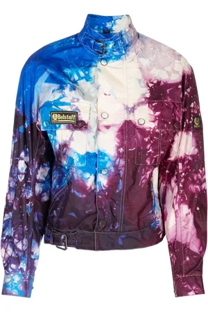 Stain Shade Graphic-print patch-detail jacket