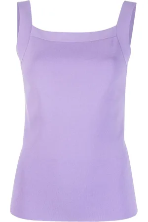 P.A.R.O.S.H. Plain square-neck tank top