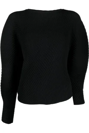 Issey Miyake Asymmetric-design recycled-polyester sweatshirt